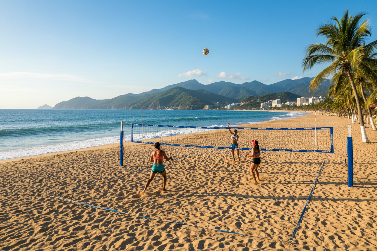 puerto vallarta mexico beach volleyball